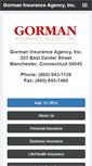 Mobile Screenshot of gormaninsurance.com